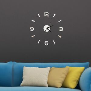 DIY CLOCK R 85-120 CM 022 SILVER